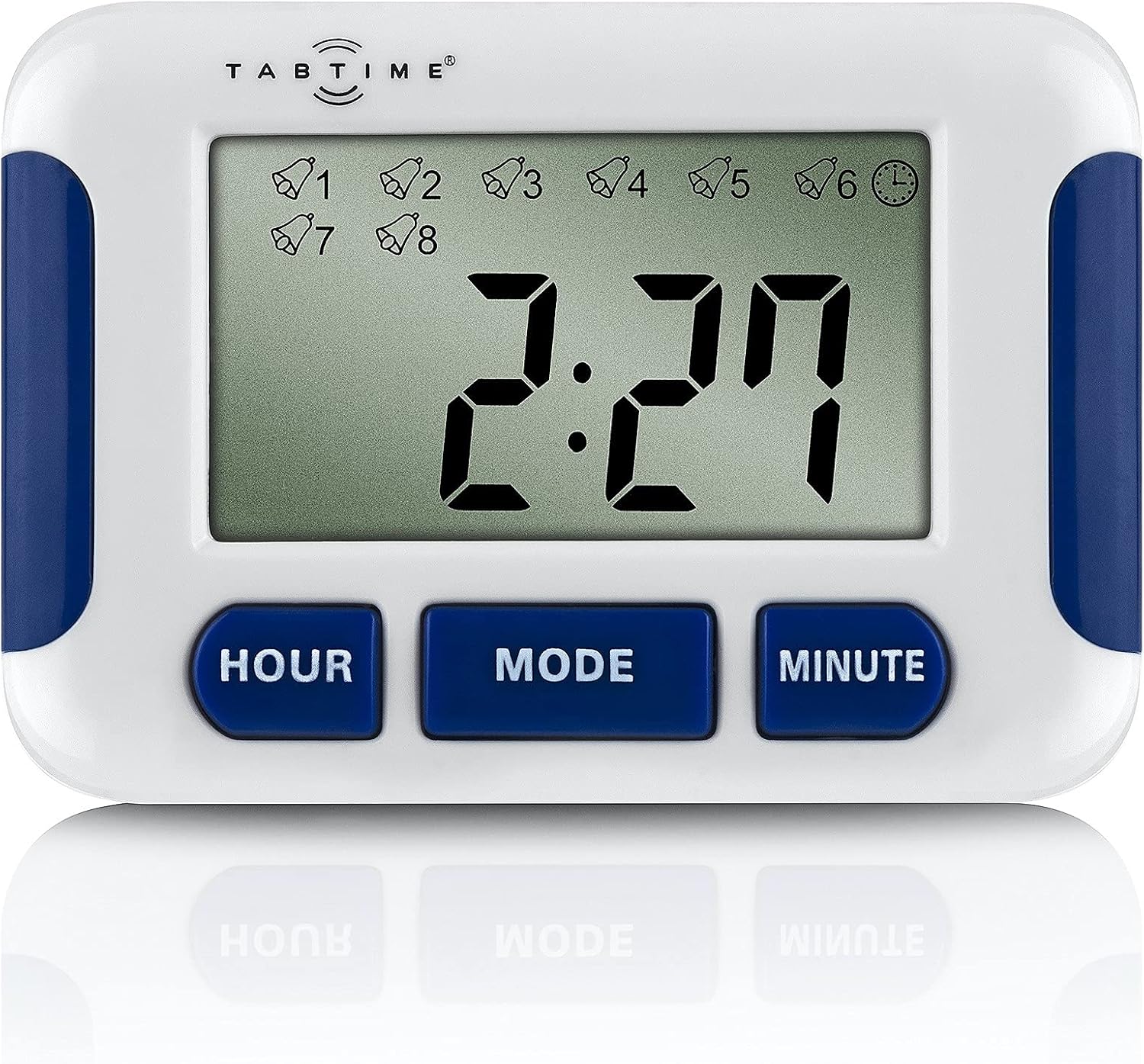 Photo of an electronic medication reminder.